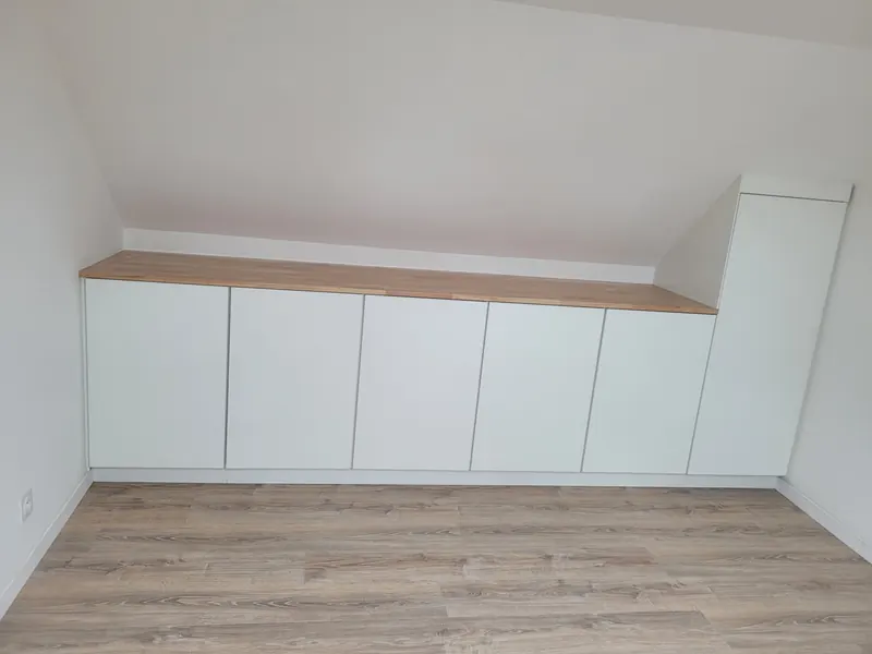 Dressing et meubles de rangement sur-mesure en mélaminé blanc